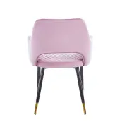 Krzesło tapicerowane róż K3-FX tył